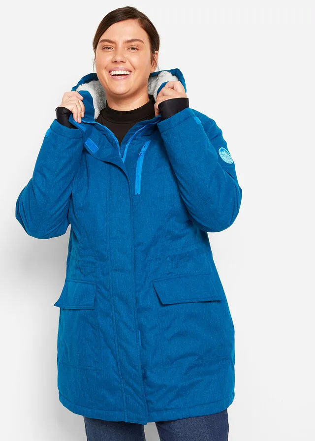 Chaqueta funcional Azul ártico jaspeado