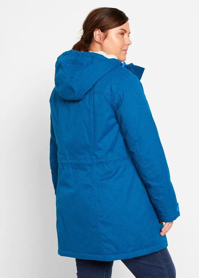Chaqueta funcional Azul ártico jaspeado