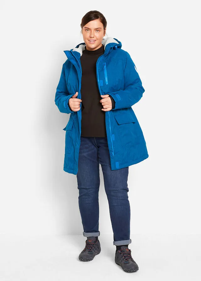 Chaqueta funcional Azul ártico jaspeado