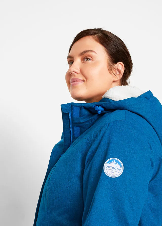 Chaqueta funcional Azul ártico jaspeado