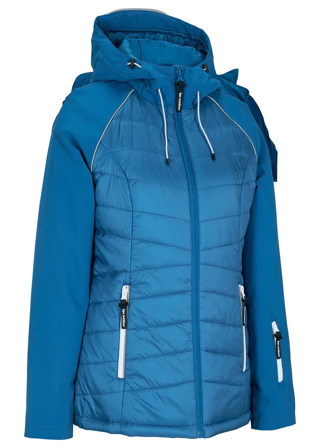 Chaqueta funcional con aspecto híbrido Azul polar