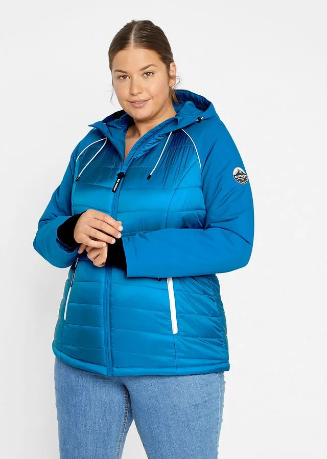 Chaqueta funcional con aspecto híbrido Azul polar