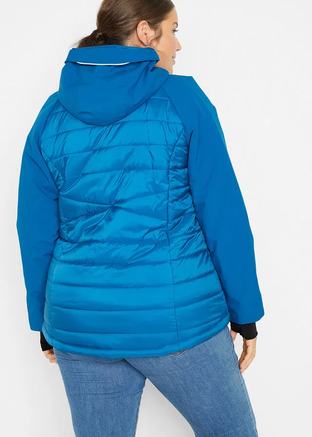 Chaqueta funcional con aspecto híbrido Azul polar