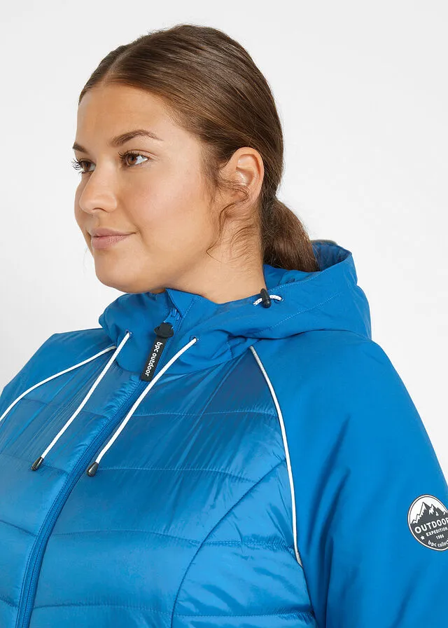 Chaqueta funcional con aspecto híbrido Azul polar