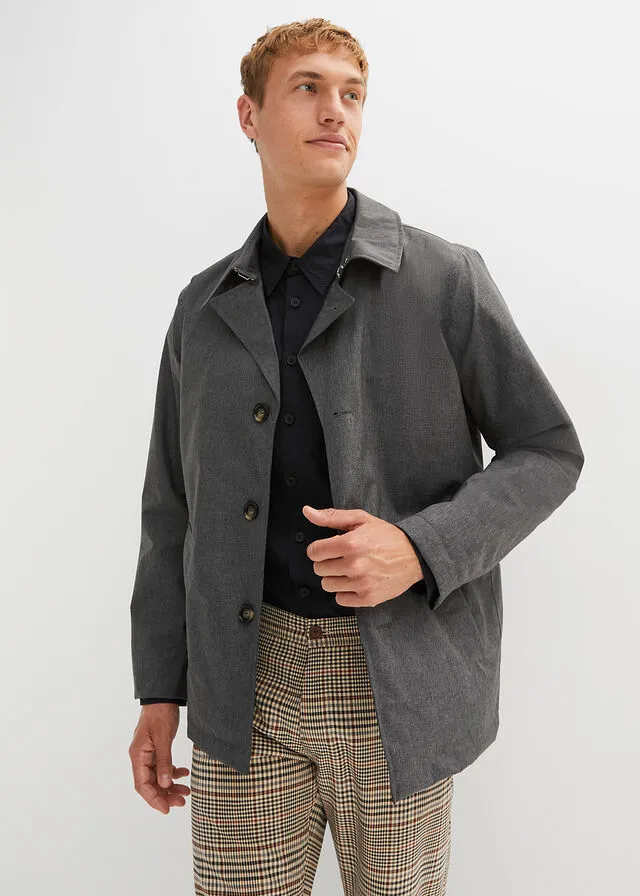Chaqueta funcional Gris jaspeado