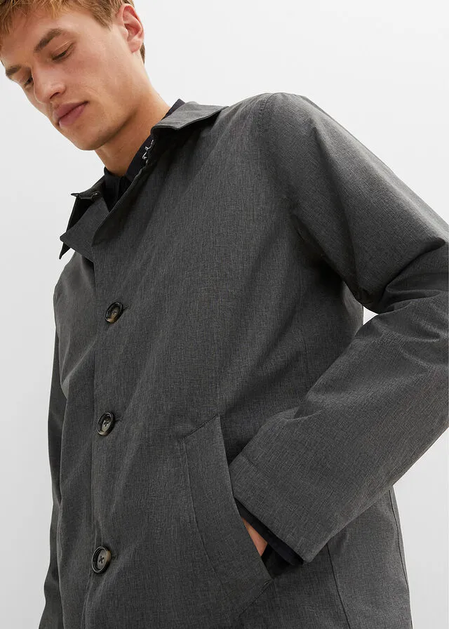 Chaqueta funcional Gris jaspeado