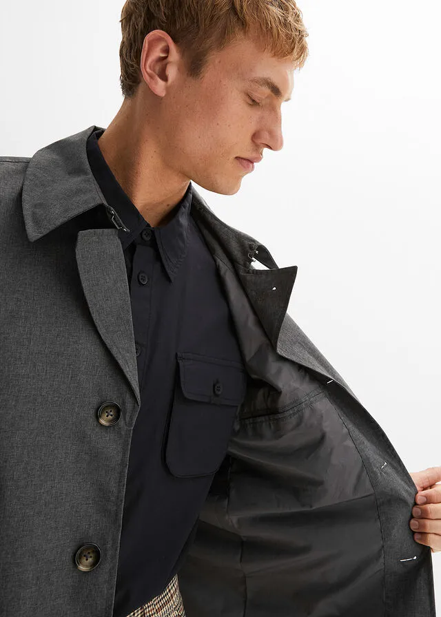 Chaqueta funcional Gris jaspeado