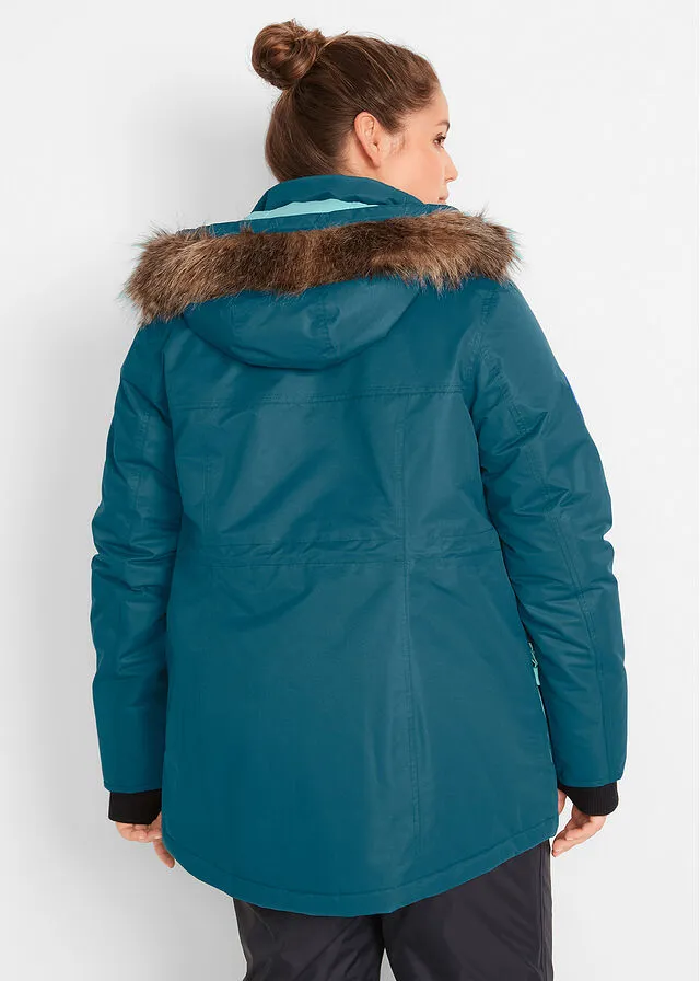Chaqueta funcional impermeable Petróleo azul