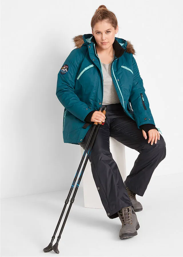 Chaqueta funcional impermeable Petróleo azul