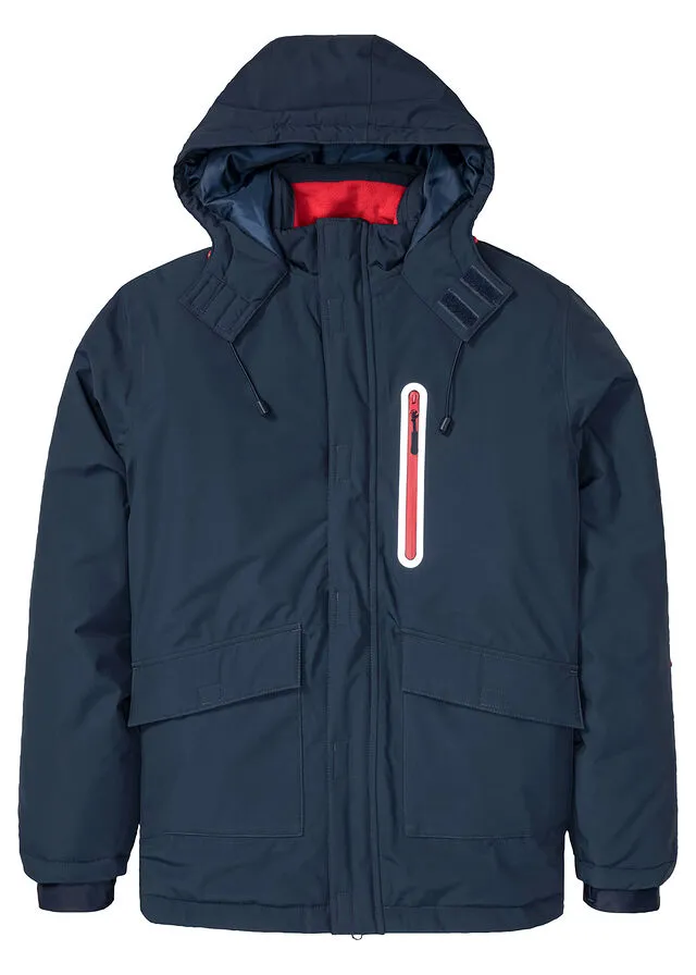 Chaqueta funcional para exteriores con protección contra la nieve Azul marino