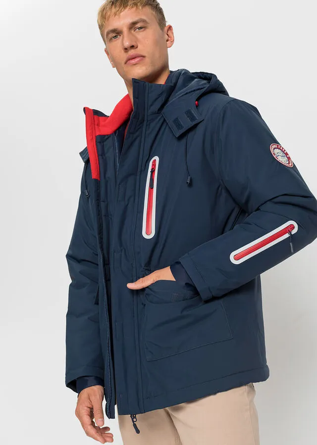 Chaqueta funcional para exteriores con protección contra la nieve Azul marino