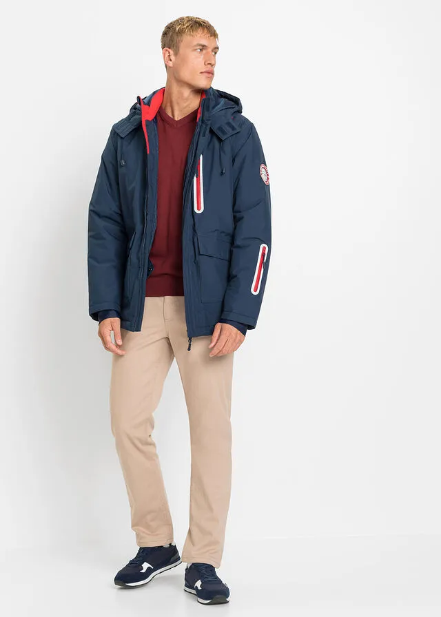 Chaqueta funcional para exteriores con protección contra la nieve Azul marino
