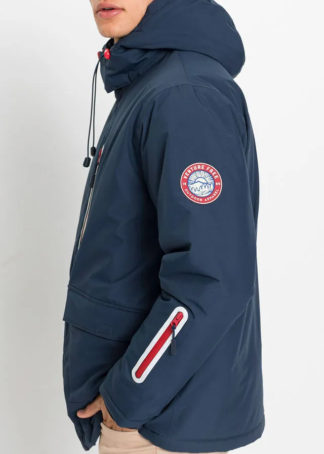 Chaqueta funcional para exteriores con protección contra la nieve Azul marino
