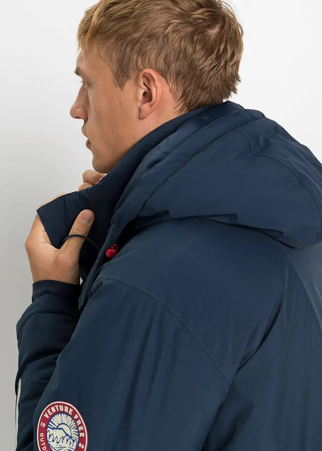 Chaqueta funcional para exteriores con protección contra la nieve Azul marino