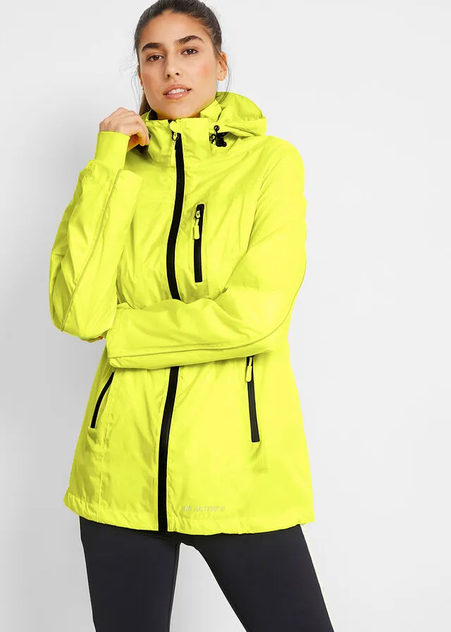 Chaqueta funcional reflectante Amarillo neón