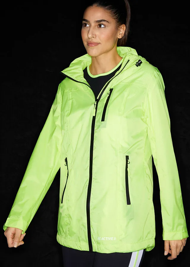 Chaqueta funcional reflectante Amarillo neón