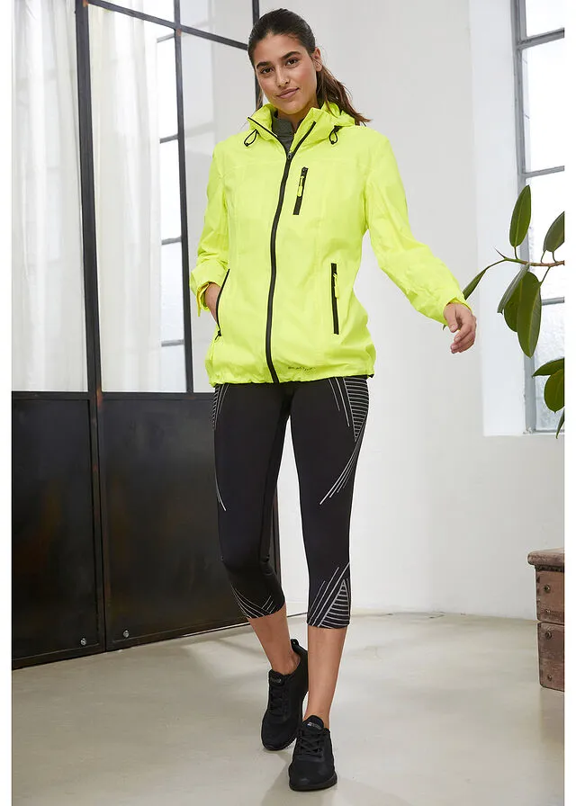 Chaqueta funcional reflectante Amarillo neón