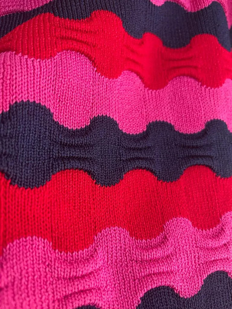 CHER Falda Tejida Multicolor