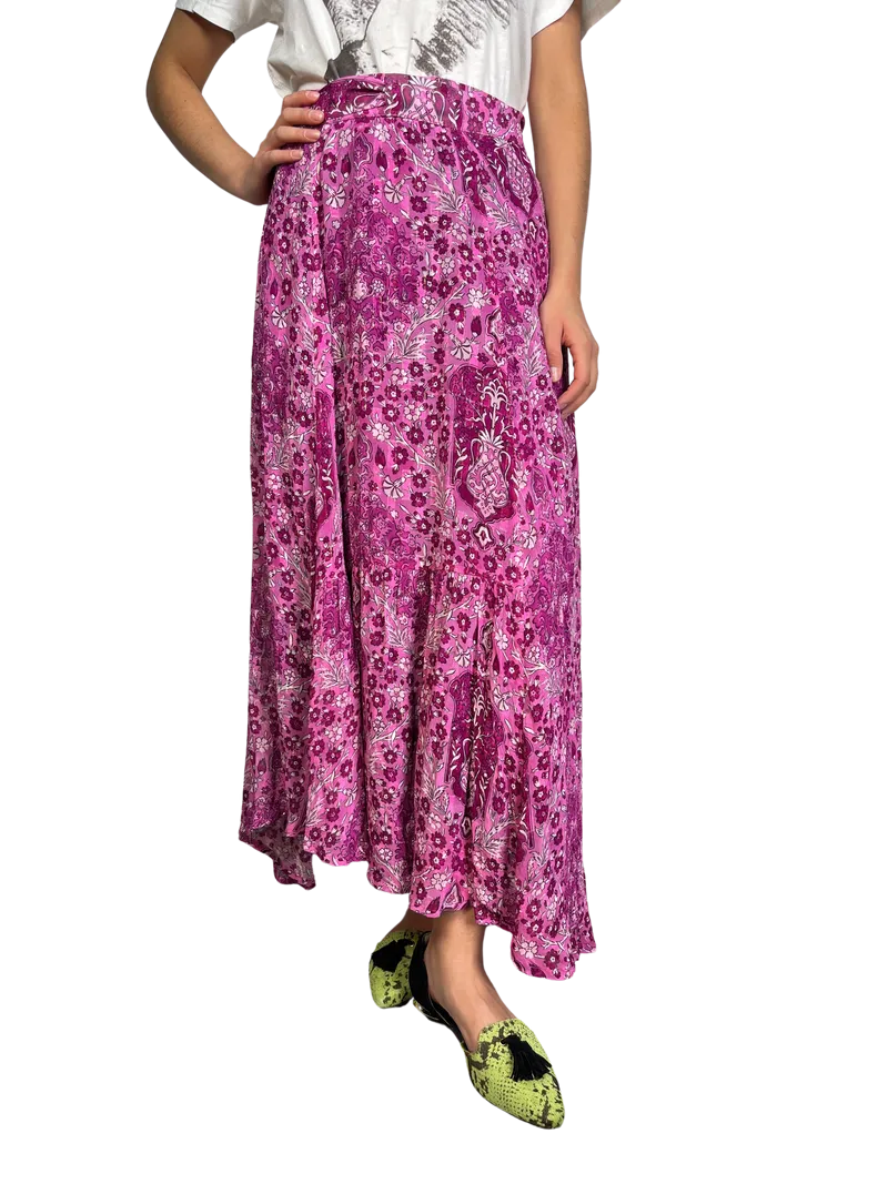 CHER Falda Wrap Floreada