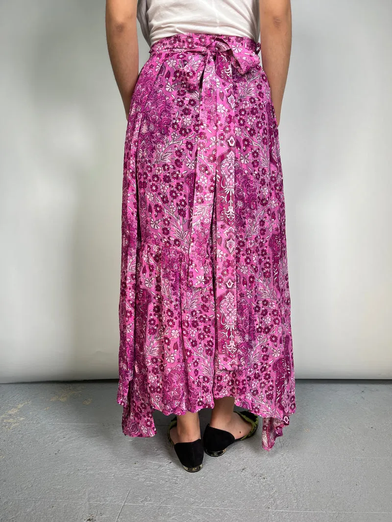 CHER Falda Wrap Floreada