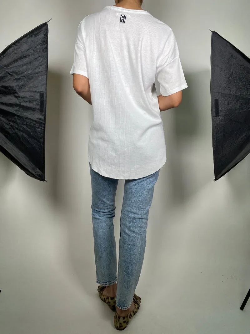 CHER Polera Blanca