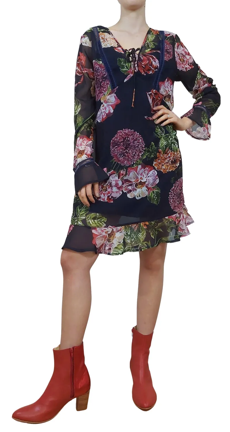 COLCCI Vestido Floral Azul