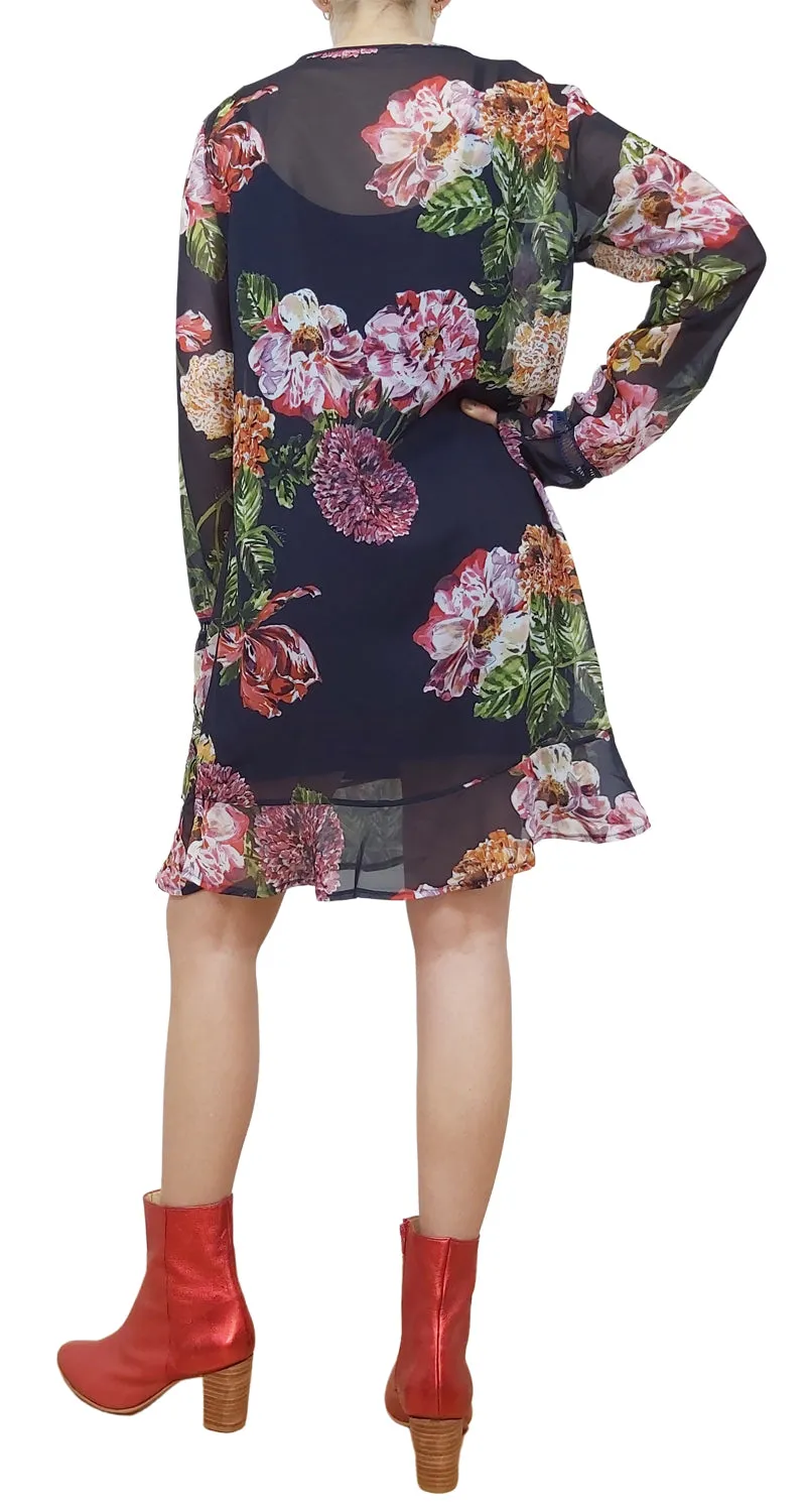 COLCCI Vestido Floral Azul