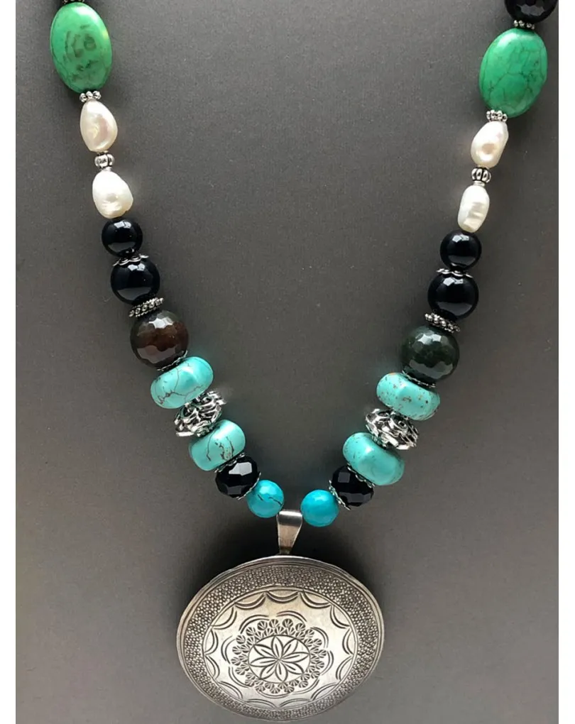 COLLARES DE MUJER CON PRECIOSO COLGANTE DE PLATA
