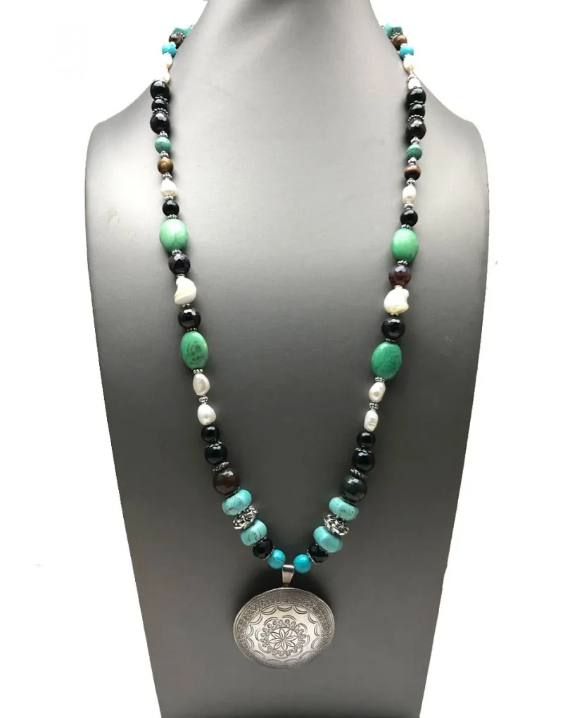 COLLARES DE MUJER CON PRECIOSO COLGANTE DE PLATA