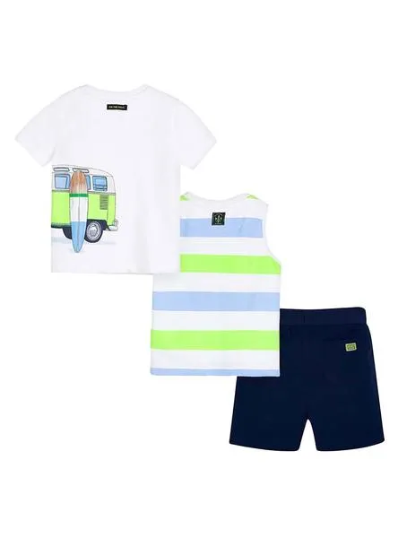 conjunto mayoral verde neon para niño