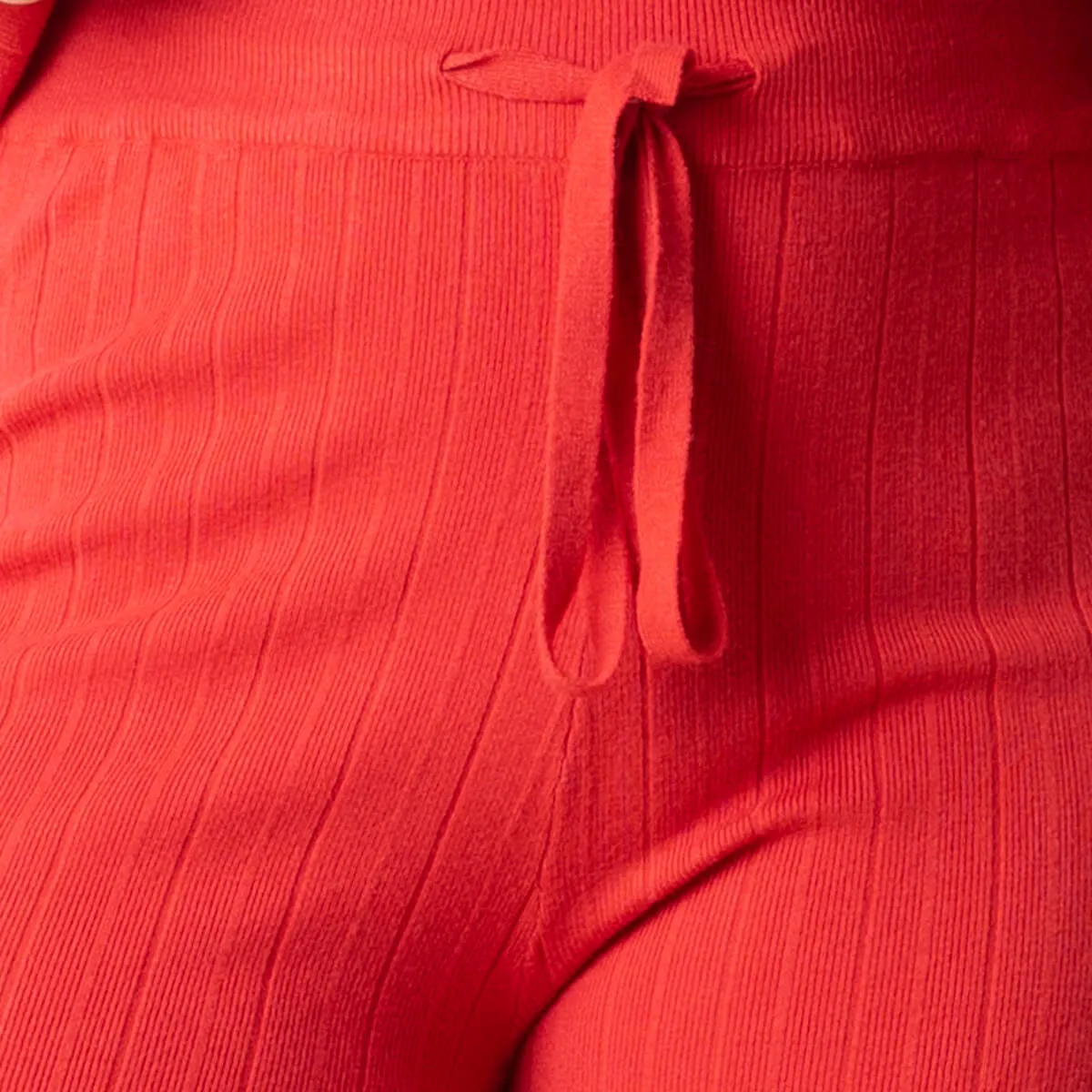 CONJUNTO PUNTO PLISADO  ROJO