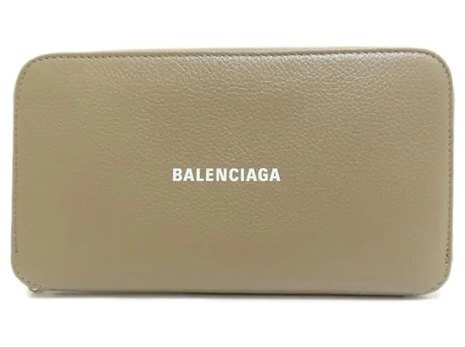 Cremallera Continental Balenciaga Beige 