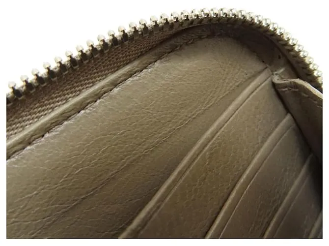 Cremallera Continental Balenciaga Beige 