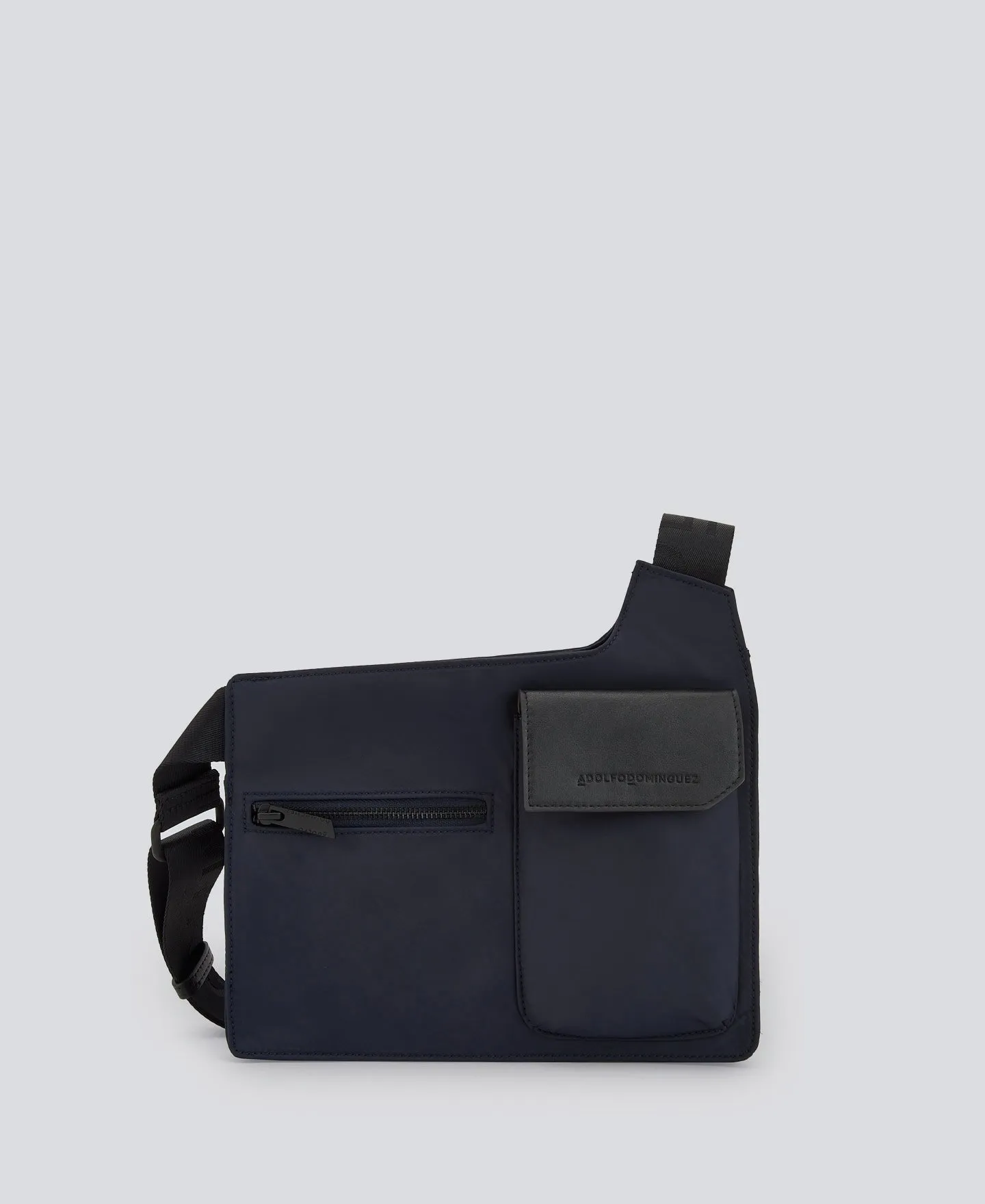 Crossbody reciclado azul marino hombre
