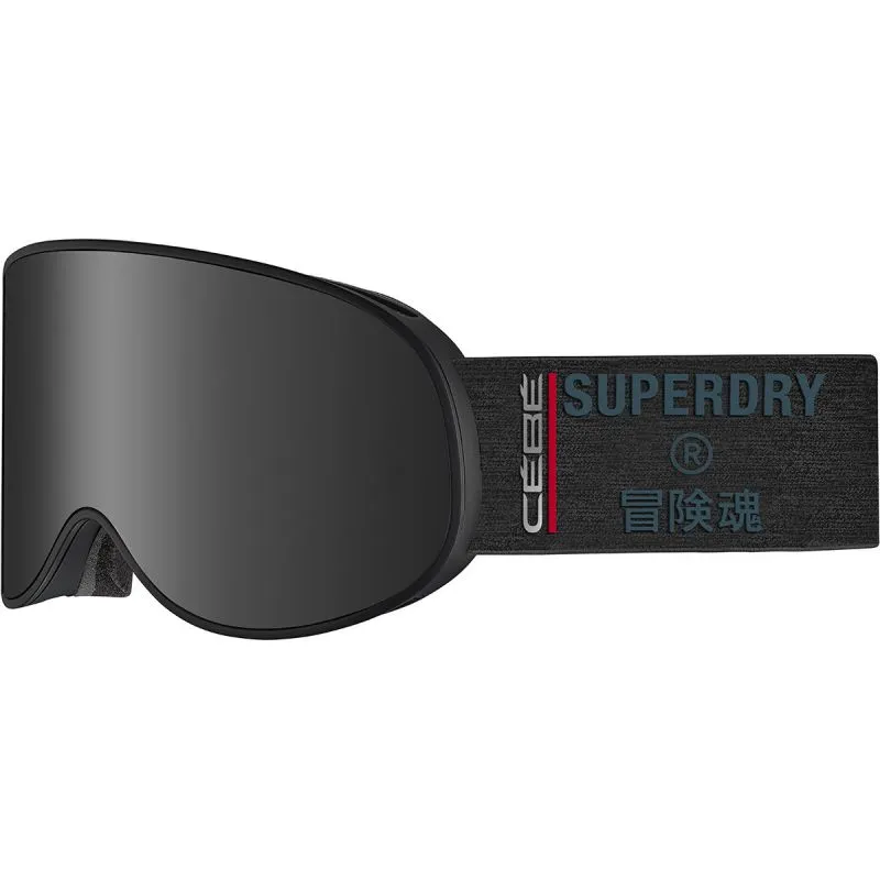 Cébé Attraction X Superdry Ski Mask (Black Matte Grey Ultra Black Cat.3)