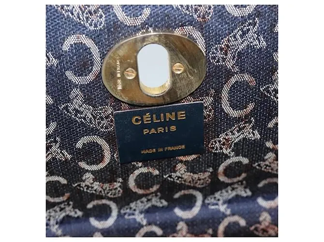 Céline Macadam Azul marino 