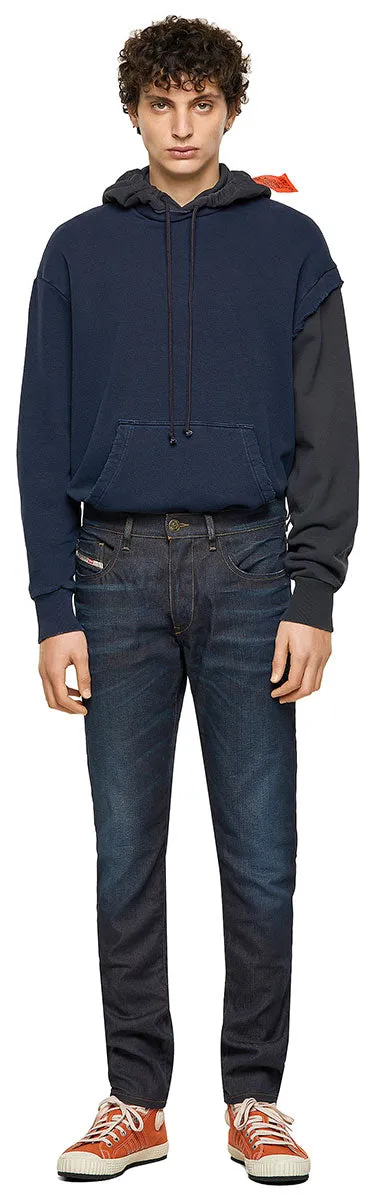 Diesel DStrukt 34 L Vaqueros slim de tejido superelástico para hombre en azul medio