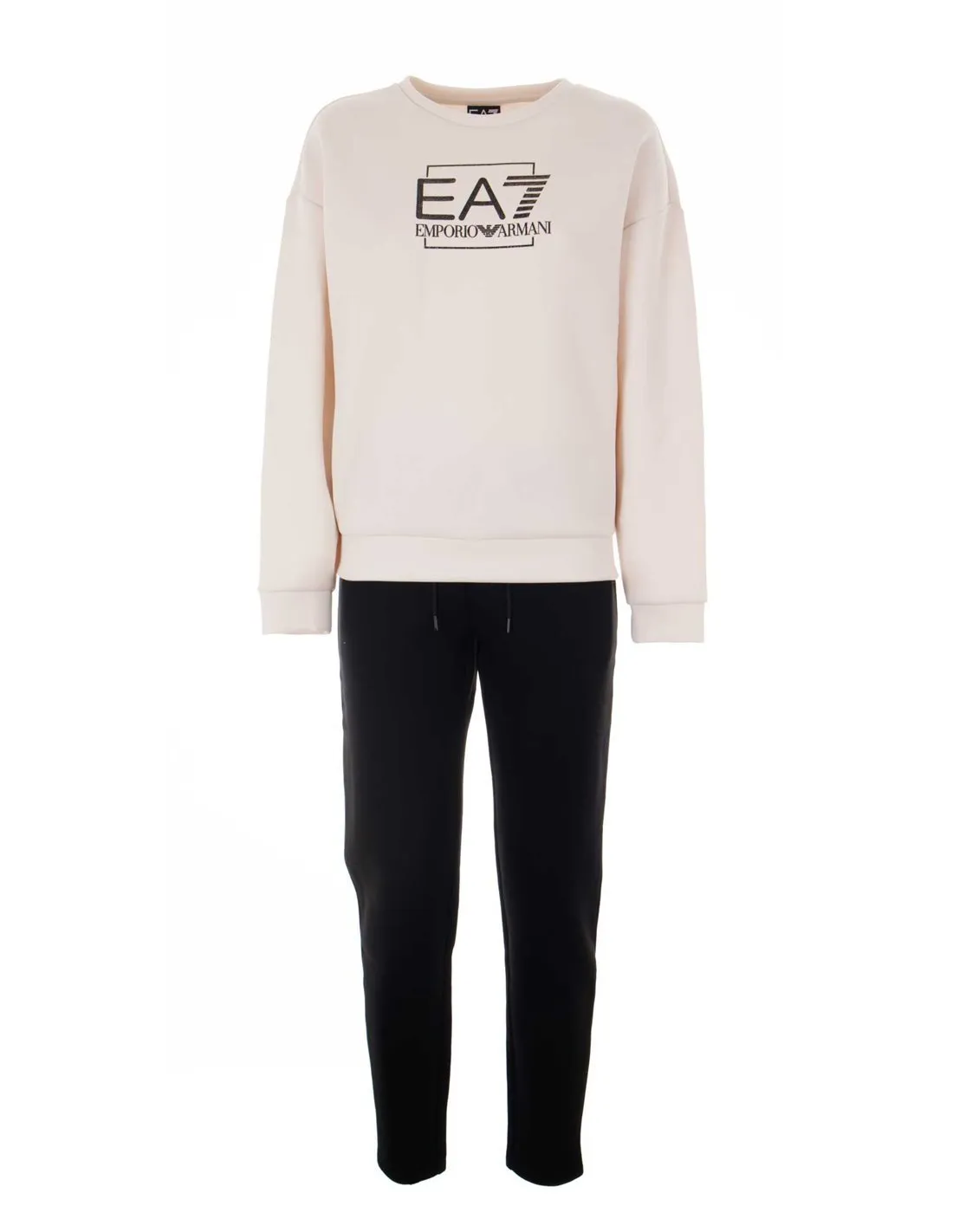 EA7  CHáNDAL BEIGE Y NEGRO 6DTV61 TJUXZ MUJER