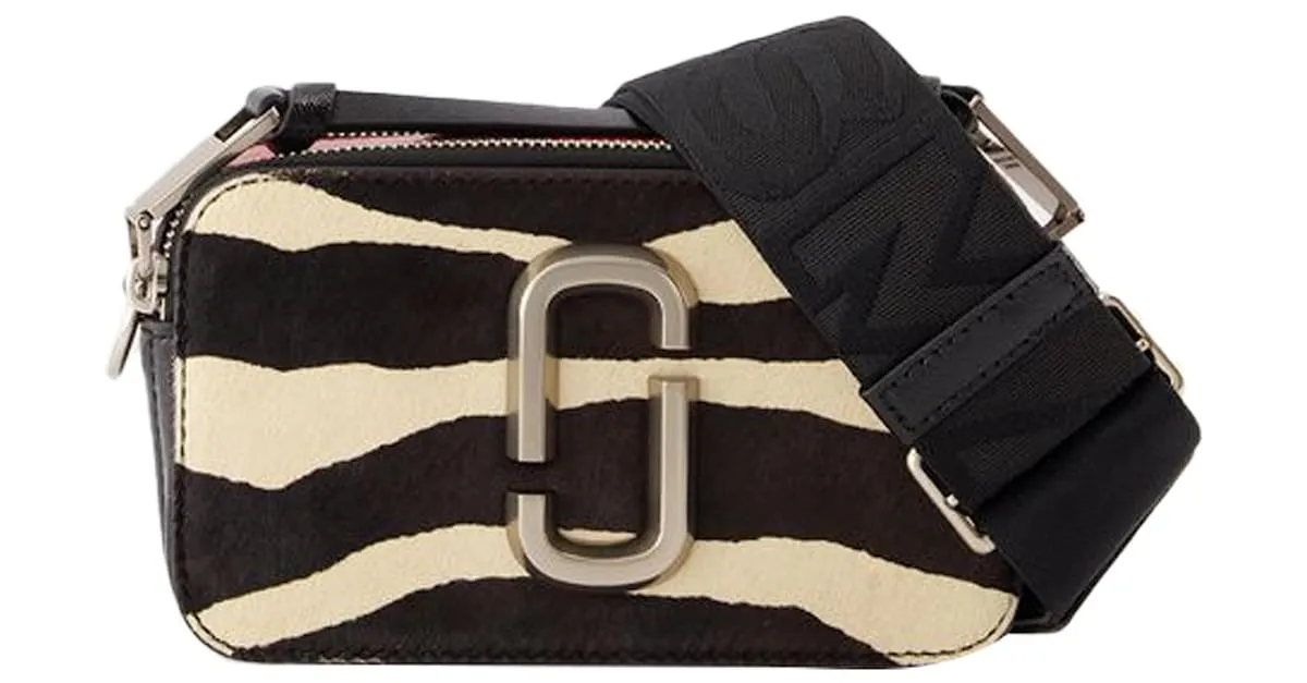 EL SNAPSHOT CROSSBODY  MARC JACOBS  CUERO  NEGRO 