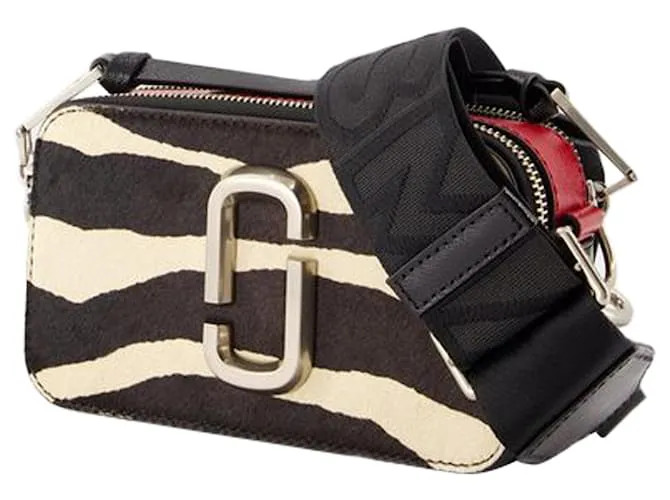 EL SNAPSHOT CROSSBODY  MARC JACOBS  CUERO  NEGRO 