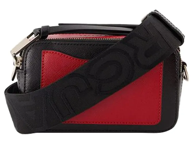 EL SNAPSHOT CROSSBODY  MARC JACOBS  CUERO  NEGRO 