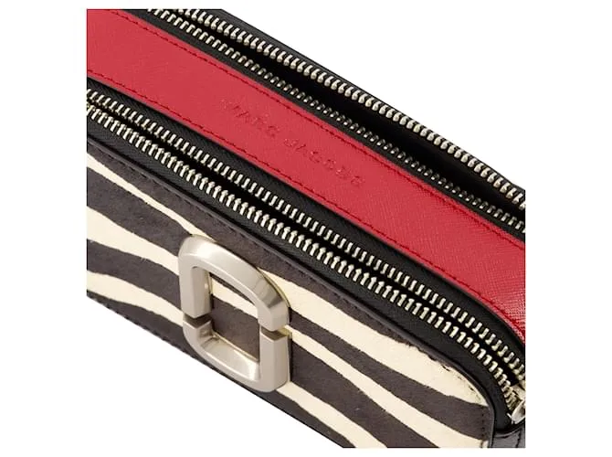 EL SNAPSHOT CROSSBODY  MARC JACOBS  CUERO  NEGRO 