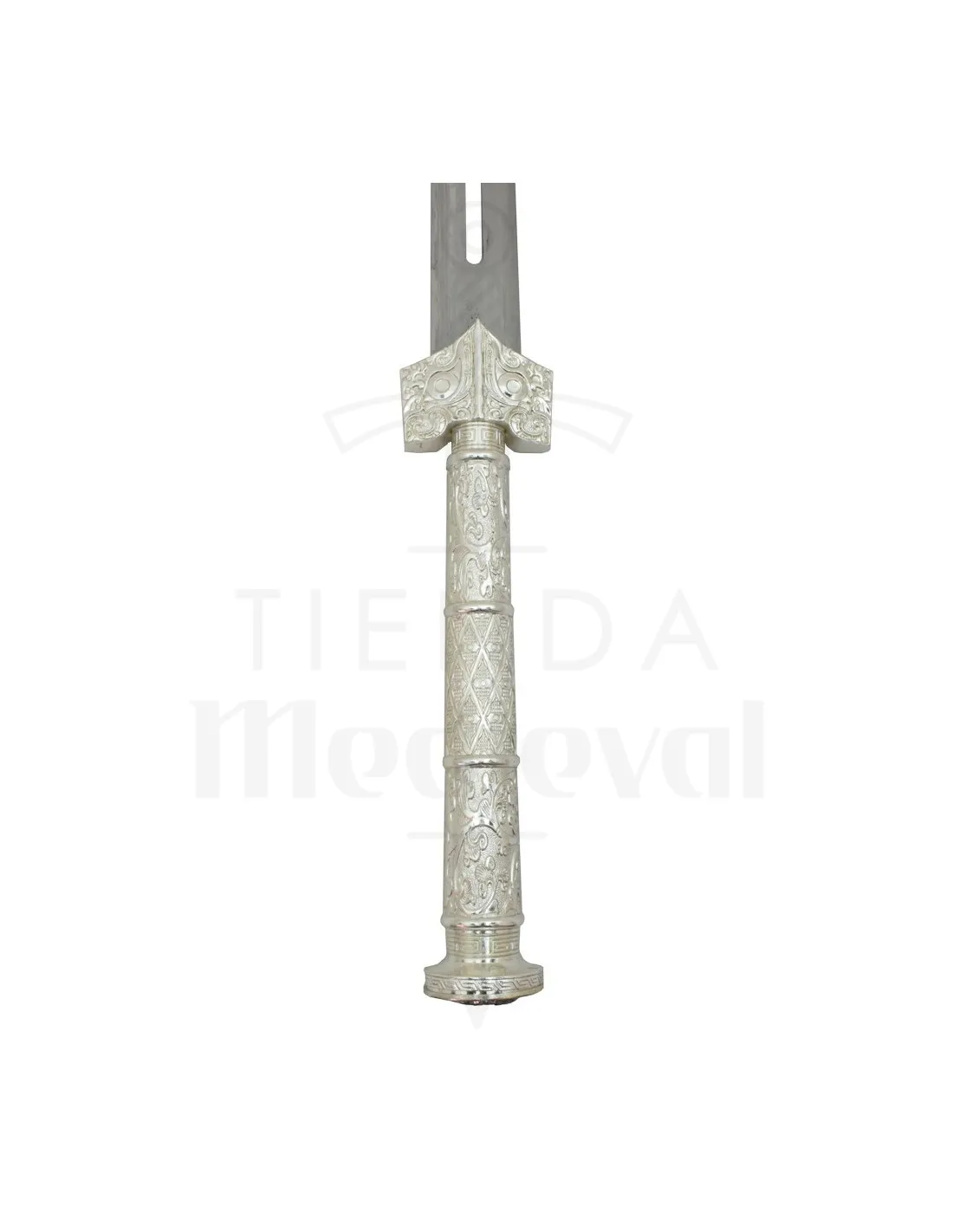 Espada china tradicional de la dinastía Han, hoja perforada (96,5 cm.)