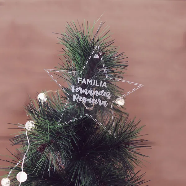 Estrella de Metacrilato Personalizada