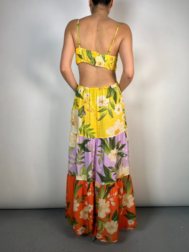 FARM RIO Vestido Longo Floral