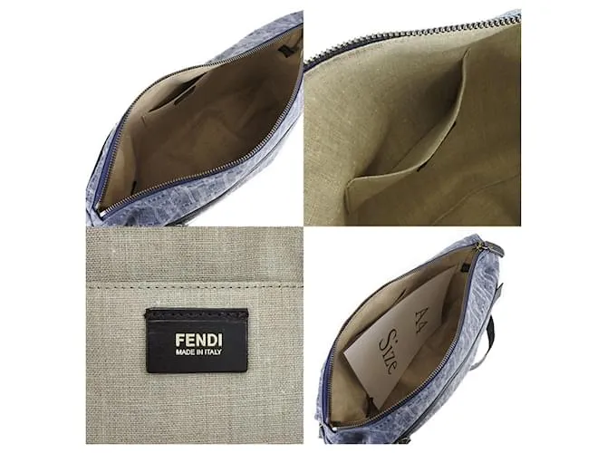 Fendi Zucca Azul marino 