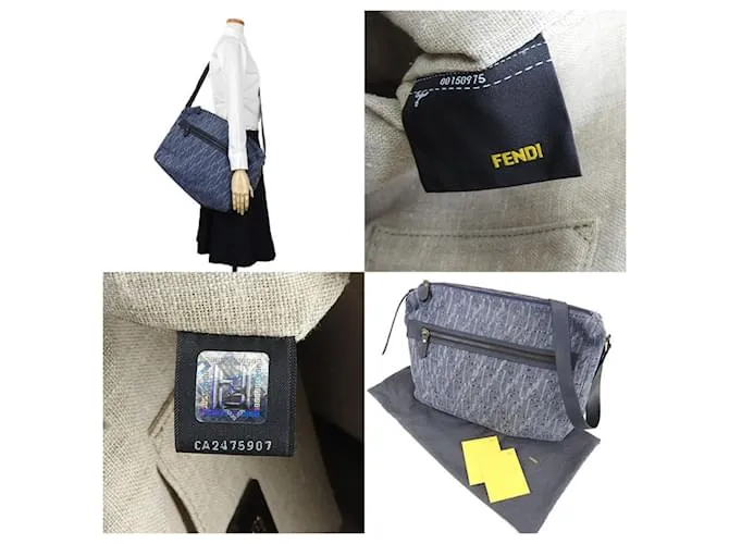 Fendi Zucca Azul marino 