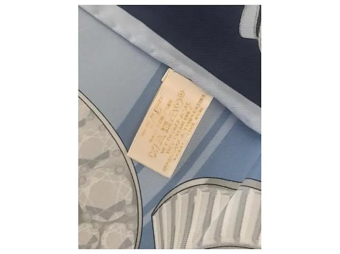 FOULARD CARTIER SILK Azul marino 