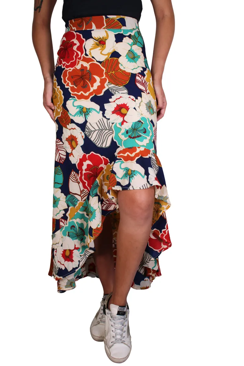 FREE PEOPLE Falda Asimétrica