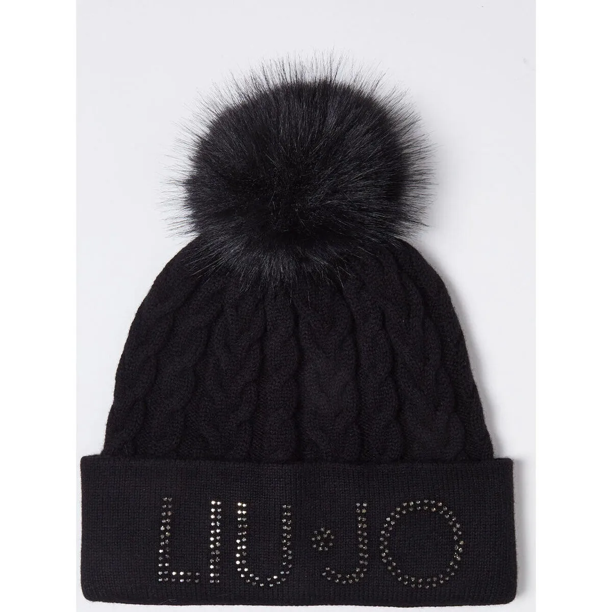 Gorro de punto con pompón